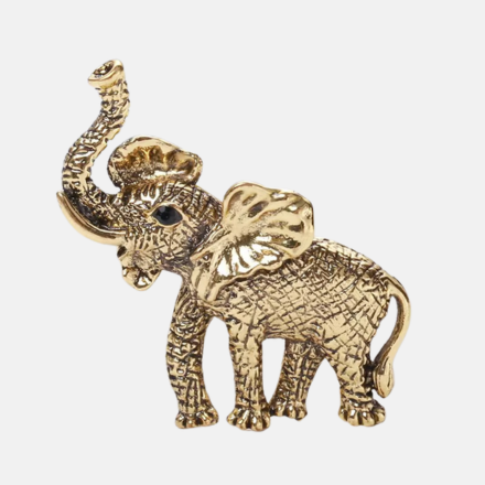 Mila Gold Metal Elephant
