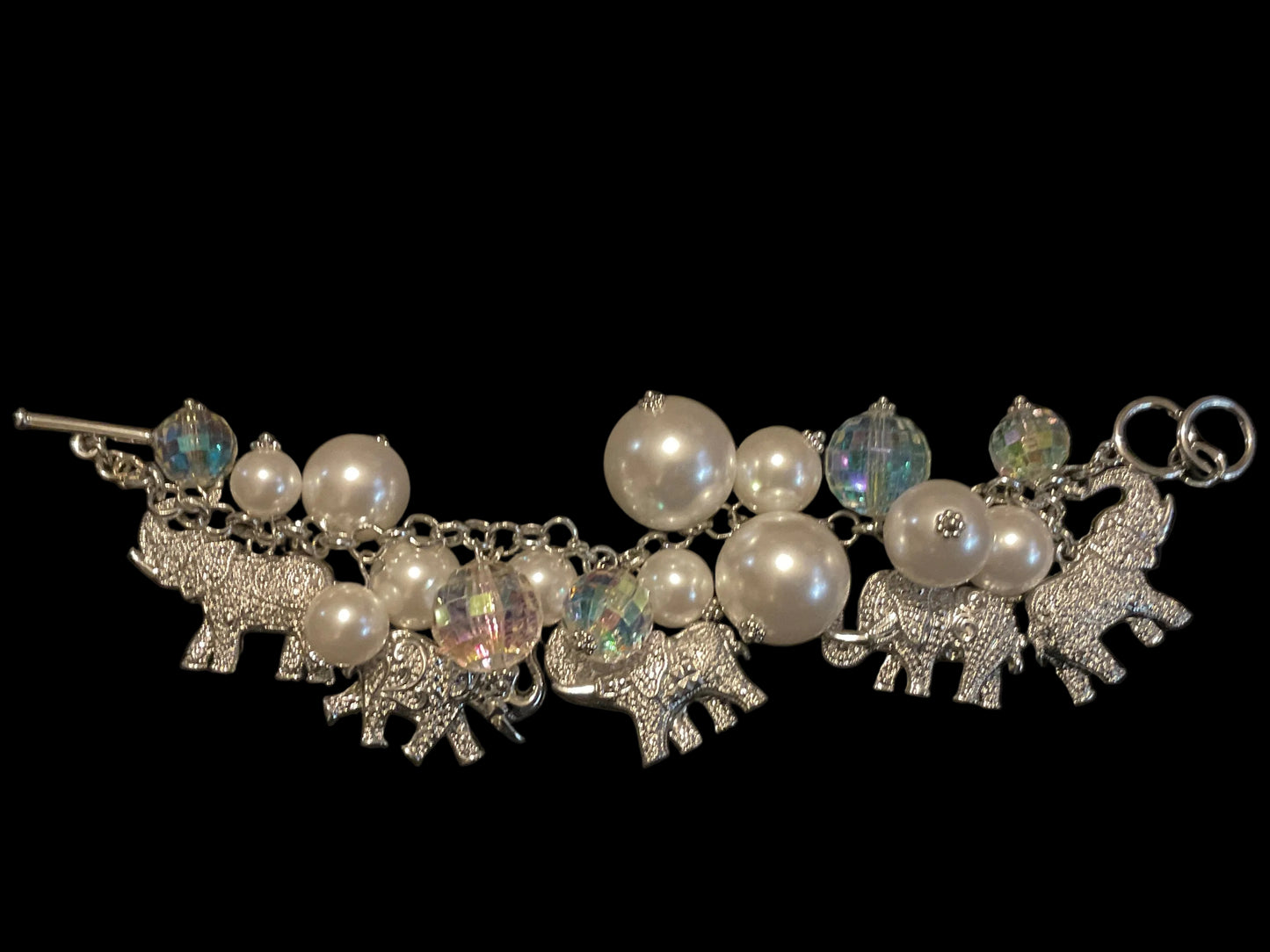 Crystal Ele Charm Bracelet
