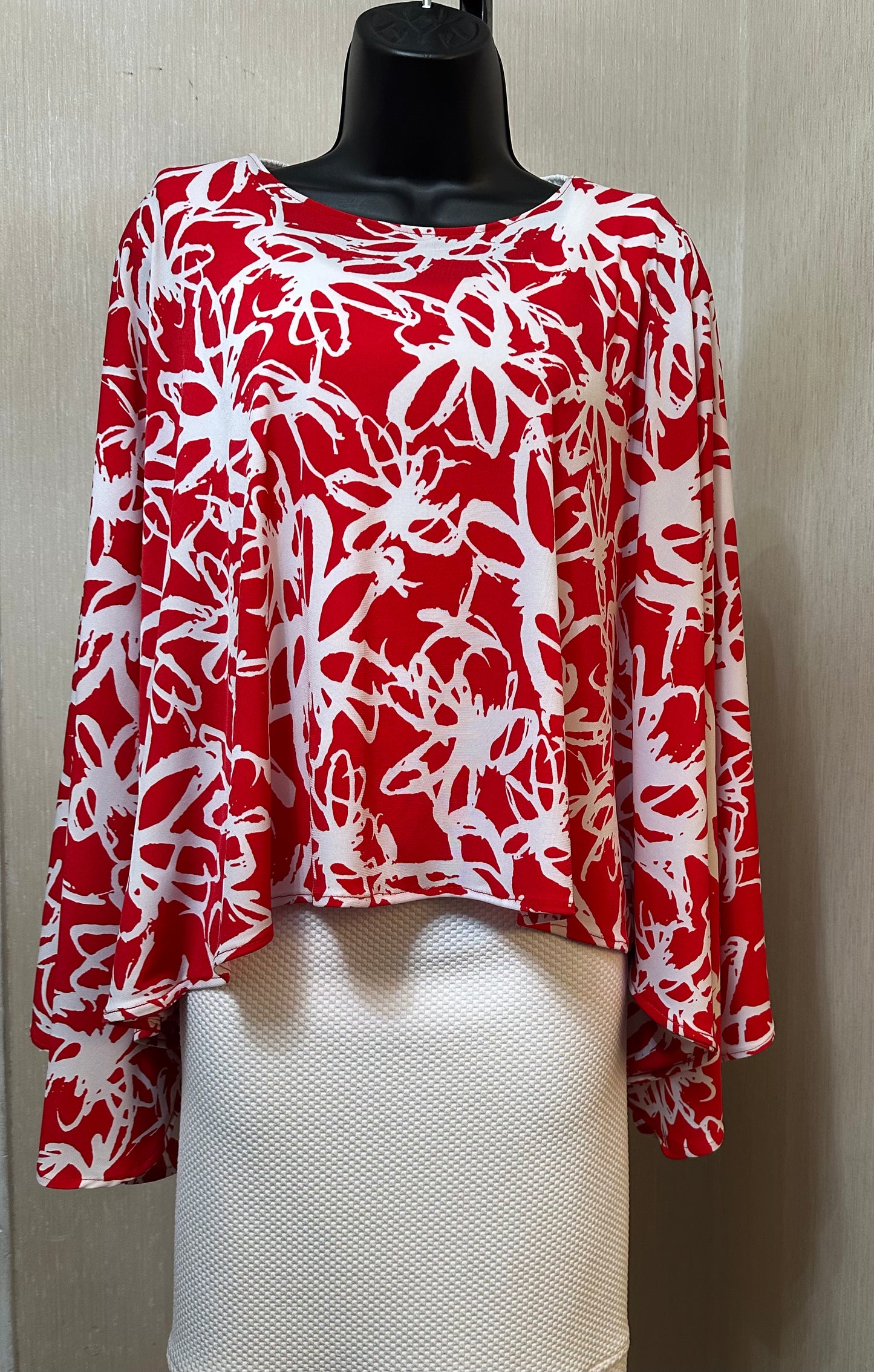 Red Abstract Sassy