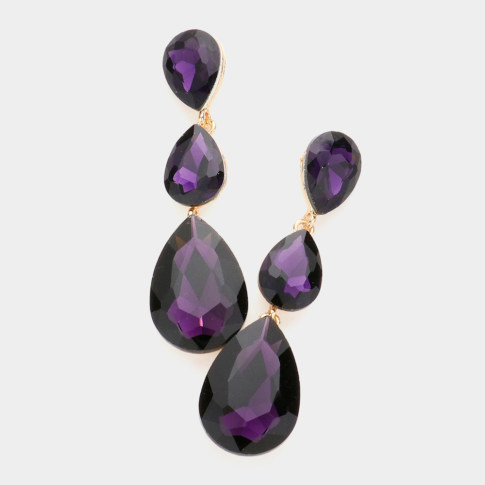 Purple Trio Drop