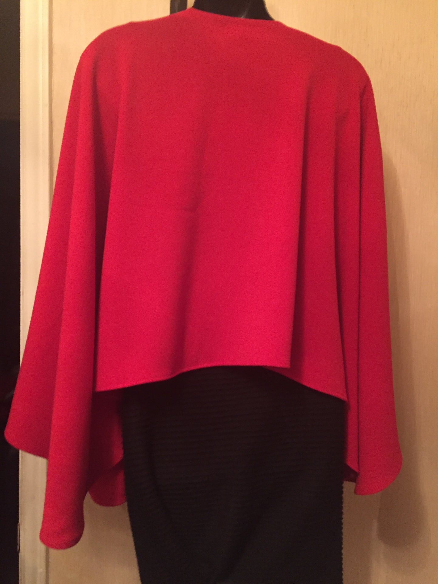 Red Scuba Crepe (Crop)