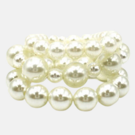 Creamy Pearl Bracelets