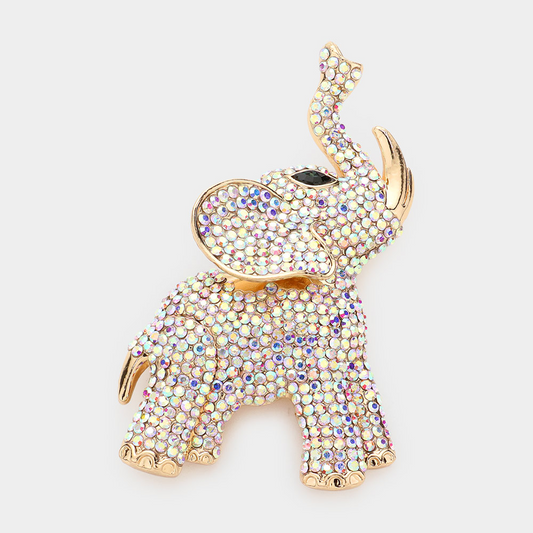Elevated Elephant Iri Gold