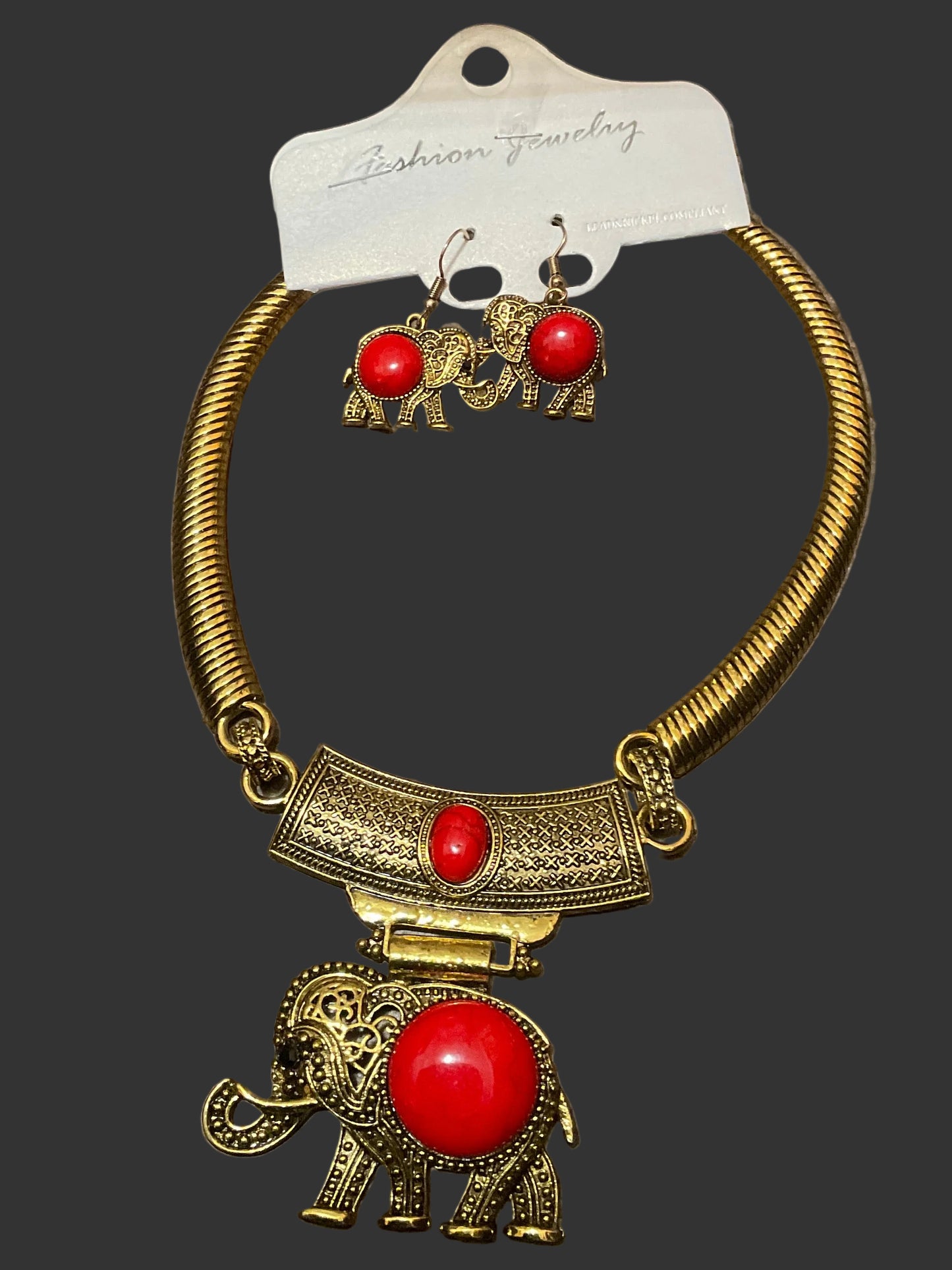 Red Back Elephant Set