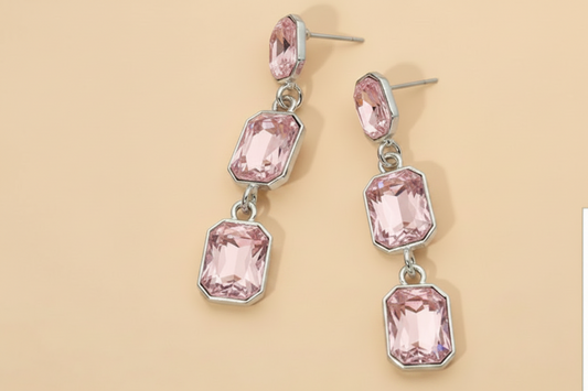 Pink Squ Trio Drop
