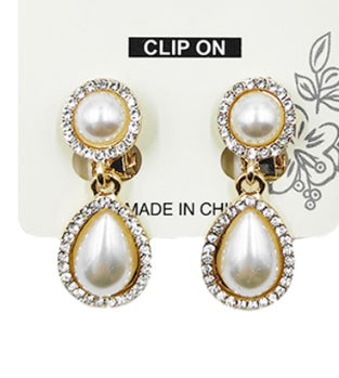 Classic Pearl Clip G
