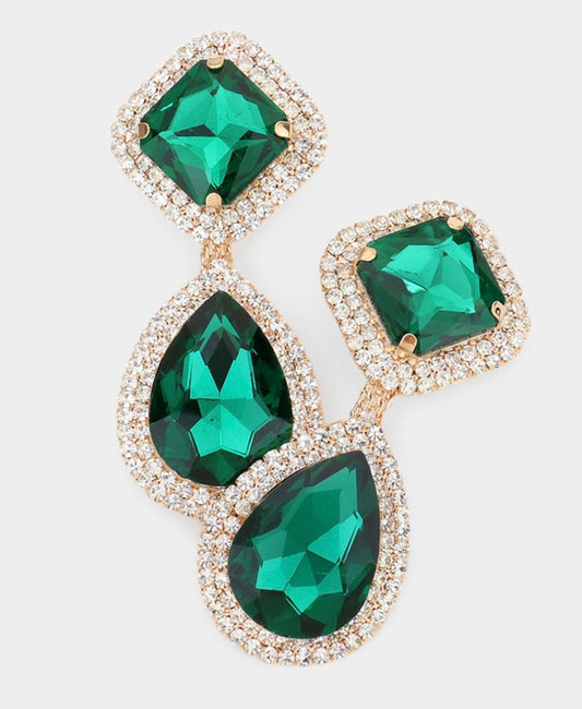Emerald Mirrored Clip