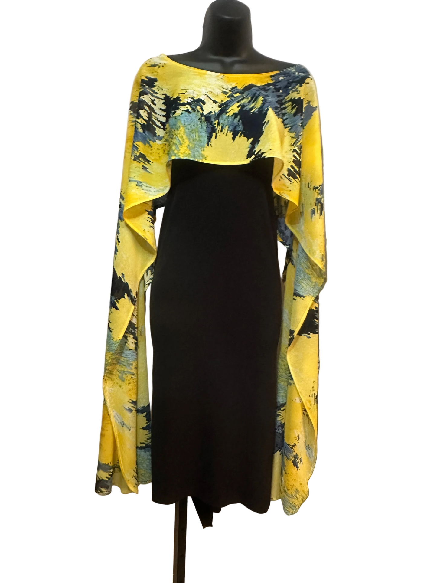 Golden Blue Drape