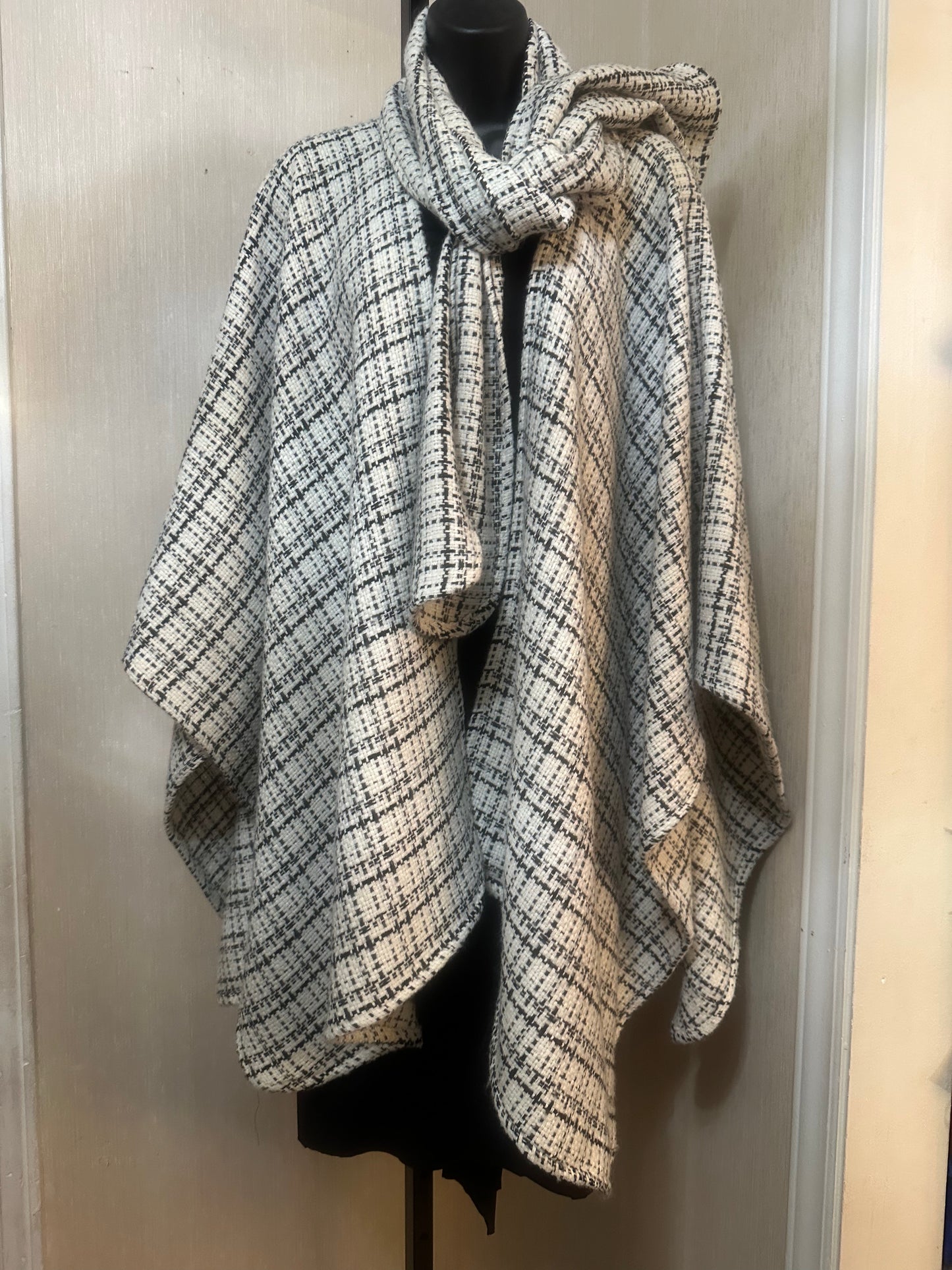 Blanc Plaid Short