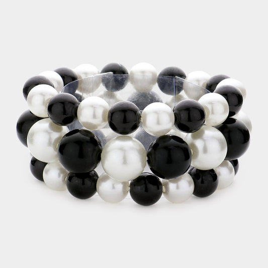 Black and White Pearl Set